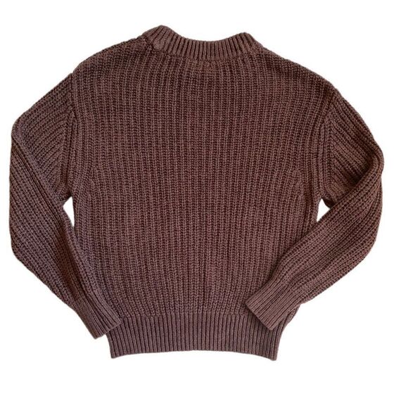 Aritzia Wilfred Sweater Crew Neck Wine size XS - Picture 2 of 9